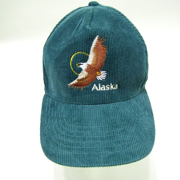 80s galena alaska search & rescue corduroy snapback hat